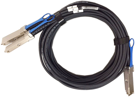 100G QSFP28 to 2x50G QSFP28 Copper Breakout Cable 1m